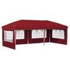 vidaXL Tenda de Festa Pop-up 575 x 289 x 245 cm Borgonha