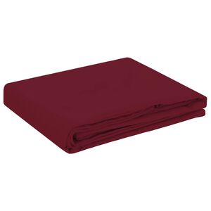 vidaXL Toalha de Mesa Redondo Vinho Vermelho &Oslash; 160 cm Poli&eacute;ster
