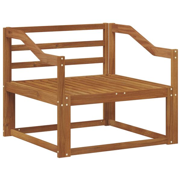 vidaXL Sof&aacute; M&eacute;dio Externo Madeira S&oacute;lida de Ac&aacute;cia Natural