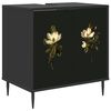 vidaXL Arm&aacute;rio de Banheiro BREMEN Carvalho Preto 60 x 40 x 61 cm