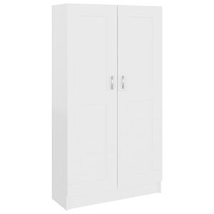 vidaXL Estante 82,5x30,5x150 cm derivados de madeira branco