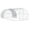 vidaXL Galinheiro Prateado 600 x 300 x 200 cm A&ccedil;o Galvanizado