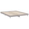 vidaXL Estrutura de cama 200x200 cm derivados madeira cinzento sonoma