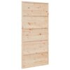 vidaXL Porta de celeiro 100x208 cm madeira de pinho maci&ccedil;a