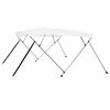 vidaXL Toldo em 4 arcos Bimini 243x180x137 cm branco