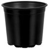 vidaXL Vaso de Flores 100 pcs Preto &Oslash; 15 x 13 cm Pl&aacute;stico