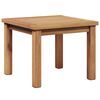vidaXL Mesa de centro Castanho 45 x 45 x 36 cm Madeira de Teca S&oacute;lida