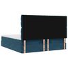 vidaXL Estrutura cama otomana colch&otilde;es 180x200 cm veludo azul escuro