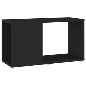 vidaXL Móvel de TV 60x24x32cm contraplacado preto