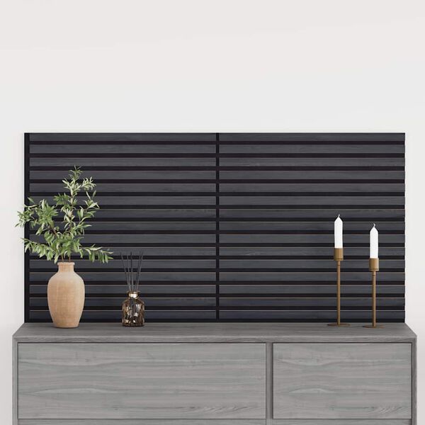 vidaXL Painéis de parede acústicos 2 pcs ripado 60,5x60 cm