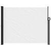 vidaXL Toldo lateral retrátil 160x500 cm branco