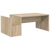 vidaXL Mesa de centro Carvalho Sonoma 90 x 45 x 35 cm