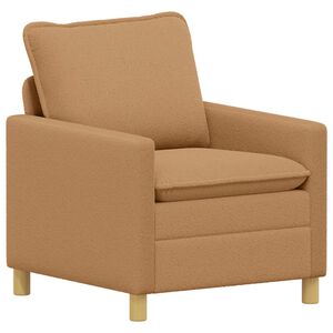 vidaXL Sof&aacute; Bege 76 x 81 x 87,5 cm Tecido