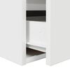 vidaXL Mesa de cabeceira de parede 38x34x40 cm branco