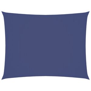 vidaXL Para-sol estilo vela tecido oxford retangular 2x3,5 m azul