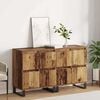 vidaXL Buffet 2 pcs Madeira antiga 60 x 35 x 70 cm
