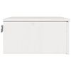 vidaXL Mesa-de-cabeceira com gaveta Branco 37 x 35 x 18,5 cm