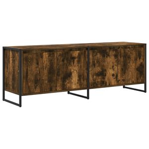 vidaXL Gabinete para TV Carvalho Fum&ecirc; 140 x 36 x 49.5 cm