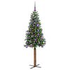 vidaXL &Aacute;rvore de Natal Slim com 150 LEDs com suporte Verde 150 cm