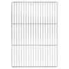 vidaXL Grelha para grelhar 50 x 35 cm A&ccedil;o inoxid&aacute;vel Prateado