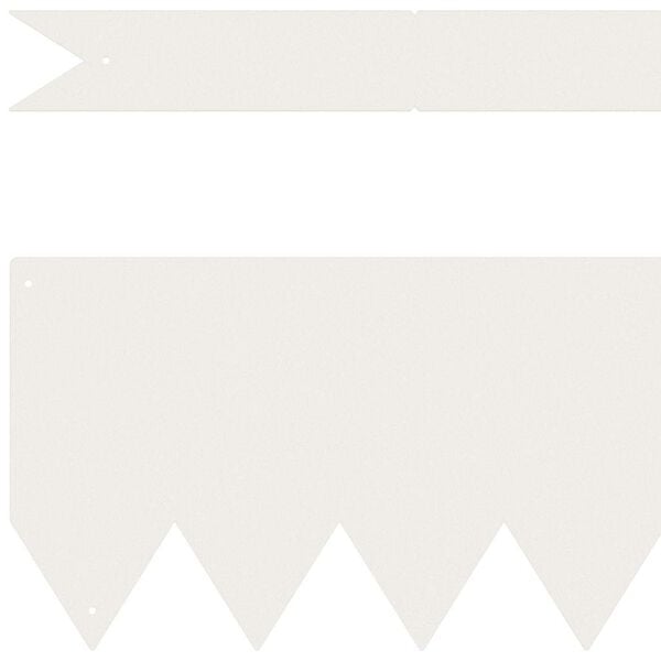 vidaXL Acabamento para Gramado 10 pcs Branco 100 x 0.05 x 20 cm