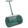 vidaXL Distribuidor de adubo 75L Ø40x60 cm aço verde