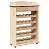 vidaXL Escorredor de Vinho Natural 58 x 28 x 90 cm