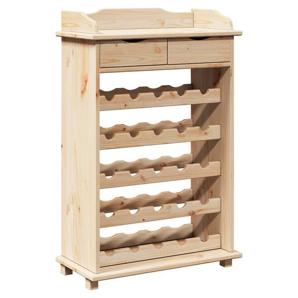 vidaXL Escorredor de Vinho Natural 58 x 28 x 90 cm