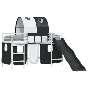 vidaXL Branco e Preto 75 x 190 cm