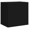 vidaXL M&oacute;veis parede p/ TV 2pcs 40,5x30x40 cm derivados madeira preto