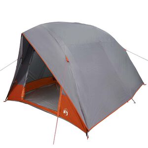vidaXL Barraca de Camping Cinza e Laranja 320 x 275 x 190 cm tafet&aacute;
