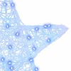 vidaXL Estrela 3D com 50 LEDs Azul 55 x 53,5 x 10 cm Acr&iacute;lo
