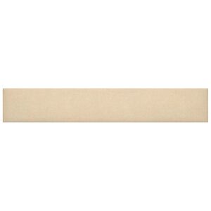 vidaXL Cabeceira de Parede 12 unid. 90 x 15 cm Creme tecido