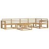 vidaXL Conjunto de Sof&aacute;s para Exterior 6 pcs Branco 79 x 79 x 37 cm