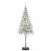 vidaXL &Aacute;rvore de Natal com 300 LEDs com suporte Branco 180 cm PE e A&ccedil;o
