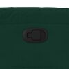 vidaXL Poltrona reclin&aacute;vel veludo verde-escuro