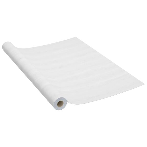 vidaXL Autocolante para porta 2 pcs 210x90 cm PVC cor madeira branca