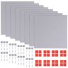 vidaXL Ladrilhos espelhados sem moldura 16 pcs 20,5 cm