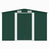 vidaXL Abrigo de jardim 257x298x178 metal verde