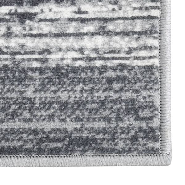 vidaXL Passadeira 80x200 cm polipropileno cinzento