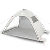 vidaXL Tenda de praia imperme&aacute;vel cinzento