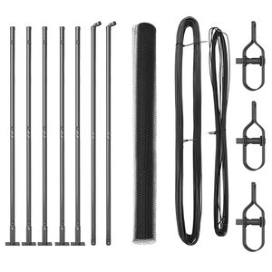 vidaXL Poste de Cerca Cinzento