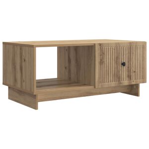 vidaXL Mesa de centro Carvalho Arttisan 90 x 50 x 40 cm