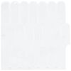 vidaXL Azulejo de Pena 10 pcs Branco 30 x 30 cm Poliuretano e PET