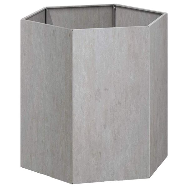 vidaXL Vaso/floreira 40x40x45 cm a&ccedil;o corten cor enferrujado