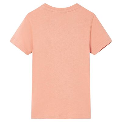 T-shirt de criança laranja-claro 92