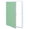 vidaXL Painel de Acesso Verde e Prata 55 x 65 cm Alum&iacute;nio e Gesso