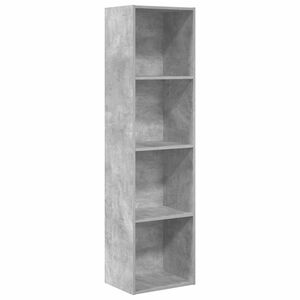 vidaXL Estante 40x30x152 cm derivados de madeira cinzento cimento