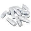 vidaXL Ganchos de Prateleira 7200 Prateado 7 x 16 mm Ferro