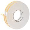vidaXL Fita de espuma autoadesiva 2 unid. Branco 10mm x 10m Espuma CR